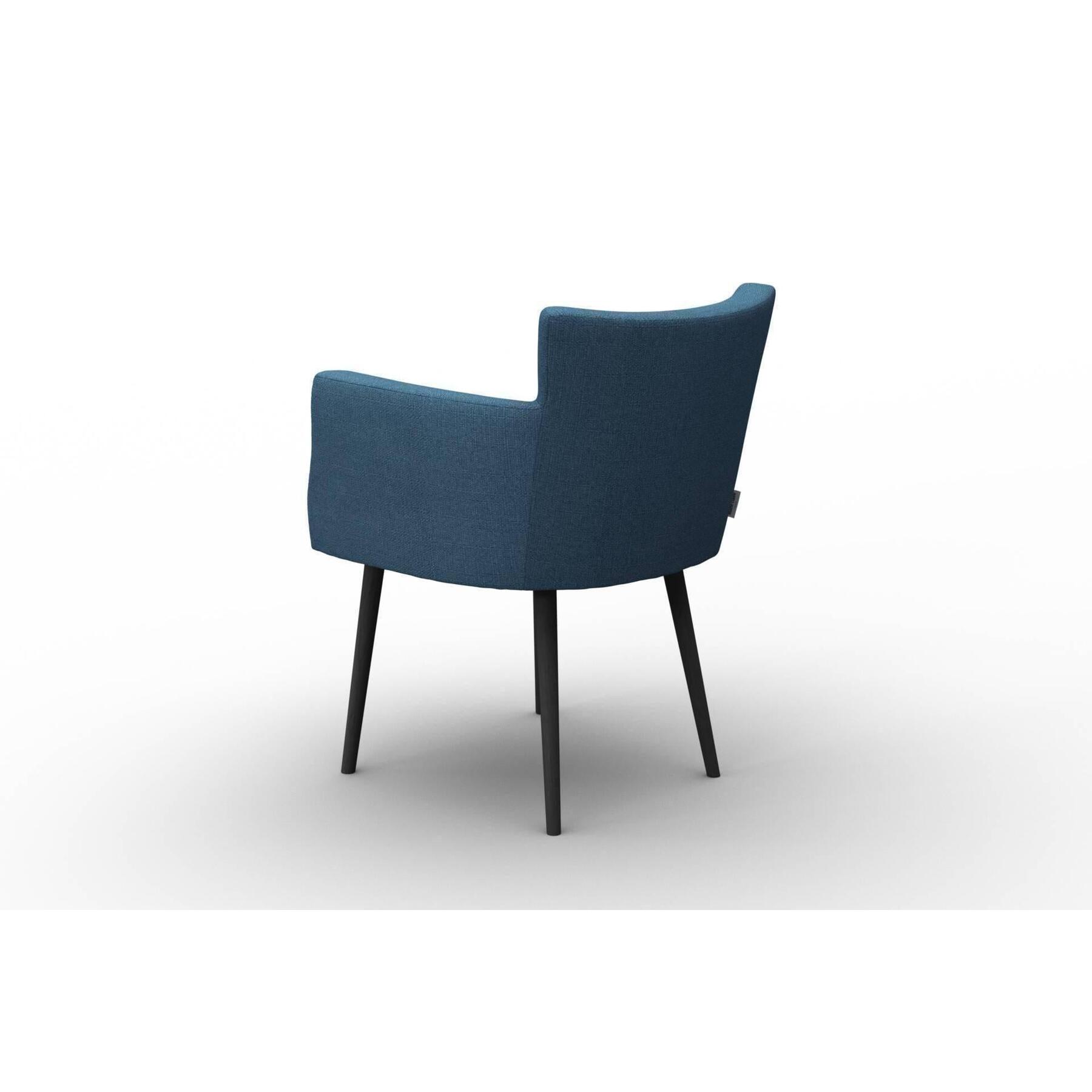 NADUVI Collection Set van 4 eetkamerstoelen Billie linnen