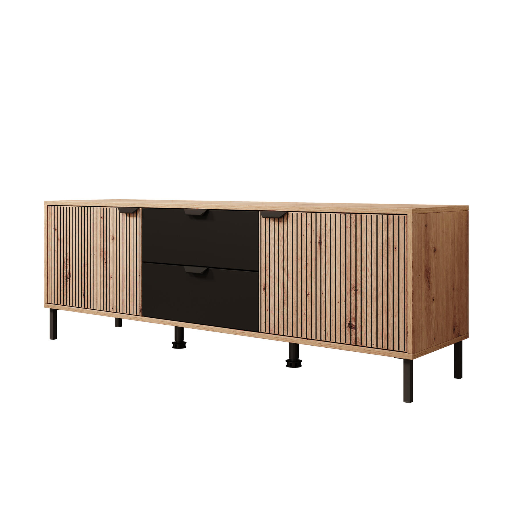 Meubella TV-Meubel Malaika - Eiken - 157 cm