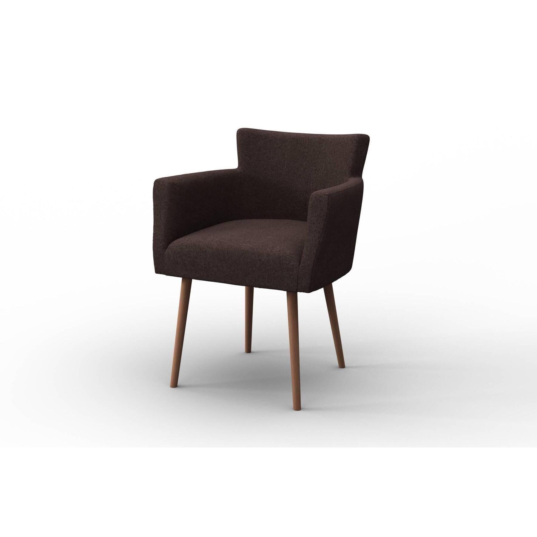 NADUVI Collection Set van 2 eetkamerstoelen Billie linnen