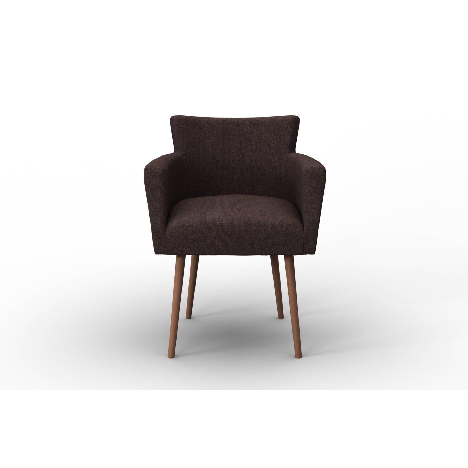 NADUVI Collection Set van 2 eetkamerstoelen Billie linnen