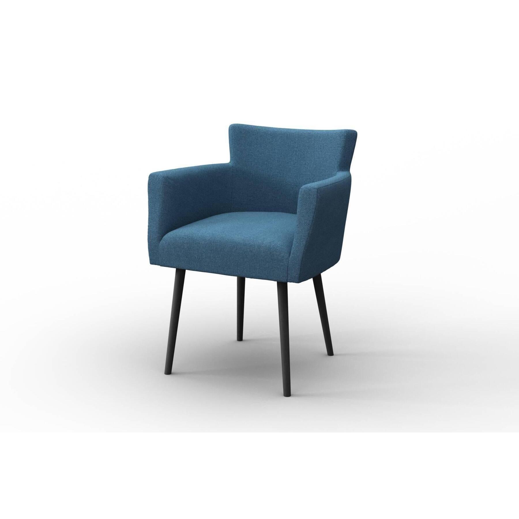 NADUVI Collection Set van 2 eetkamerstoelen Billie linnen