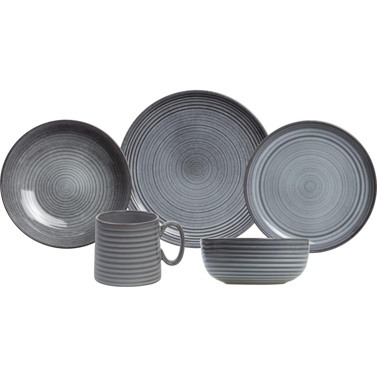 Cosy & Trendy Serviesset Kentucky Grey - 20-delig | 4 personen