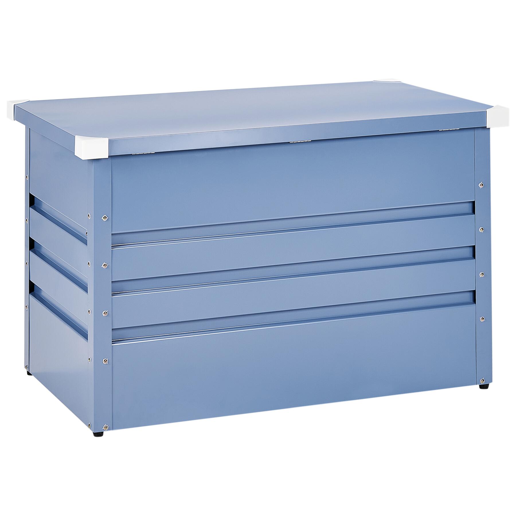 Beliani - CEBROSA - Kussenbox - Blauw - 300 l - Staal