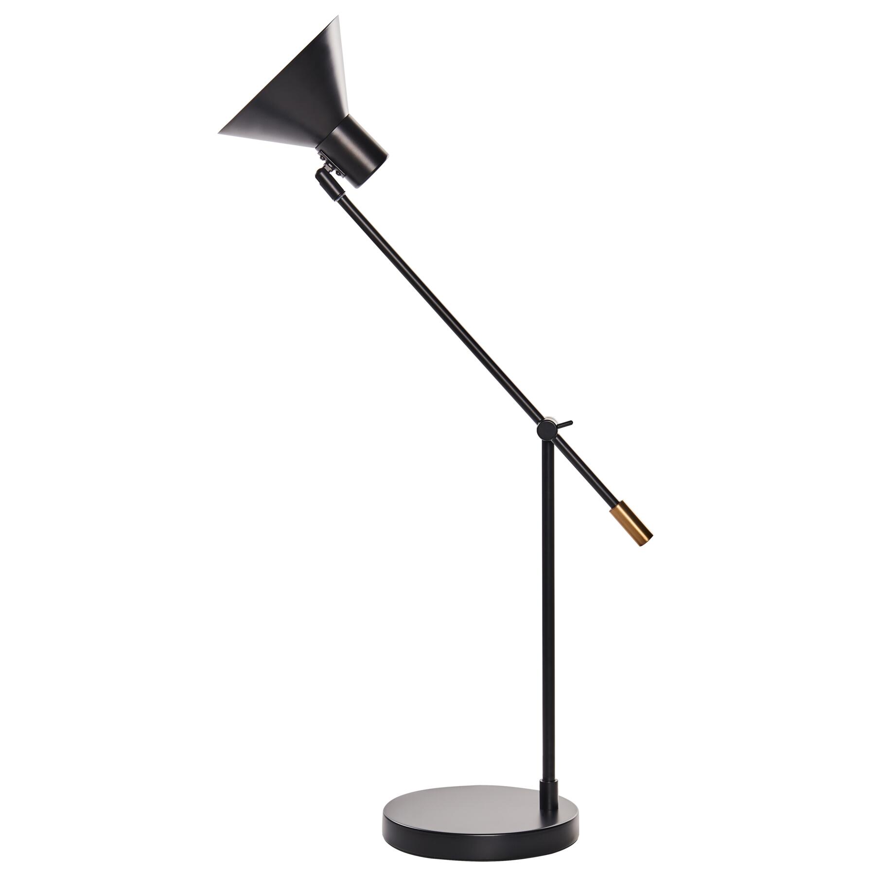 Beliani - PINKEEN - Tafellamp - Zwart - IJzer