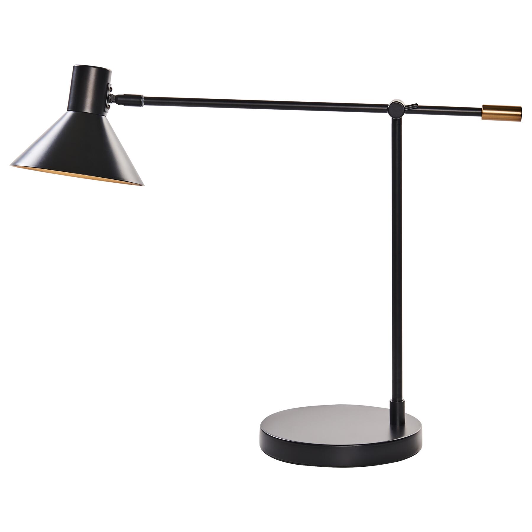 Beliani - PINKEEN - Tafellamp - Zwart - IJzer