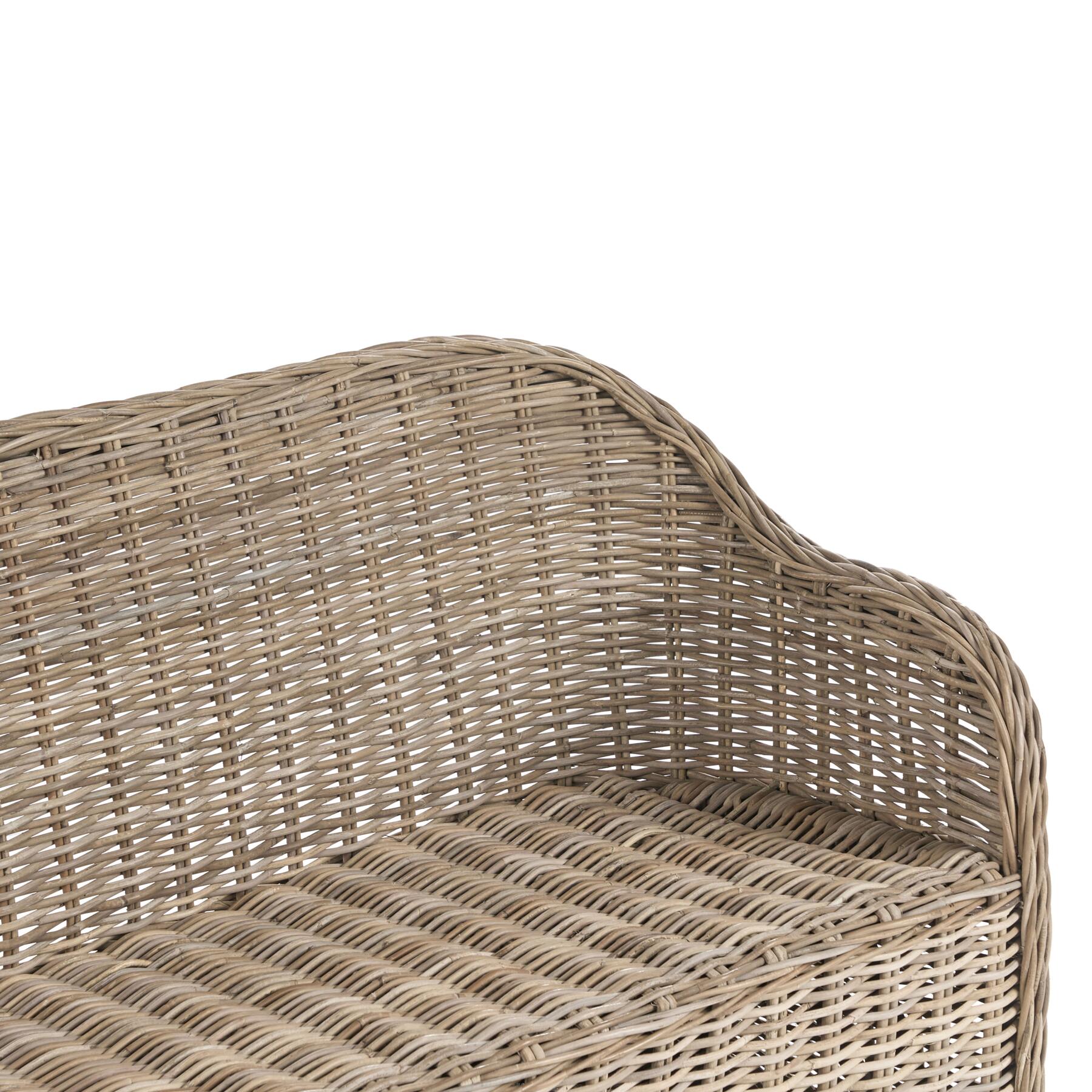 Beliani - SUSUA - 2,5-zitsbank - Natuurlijk - Rotan