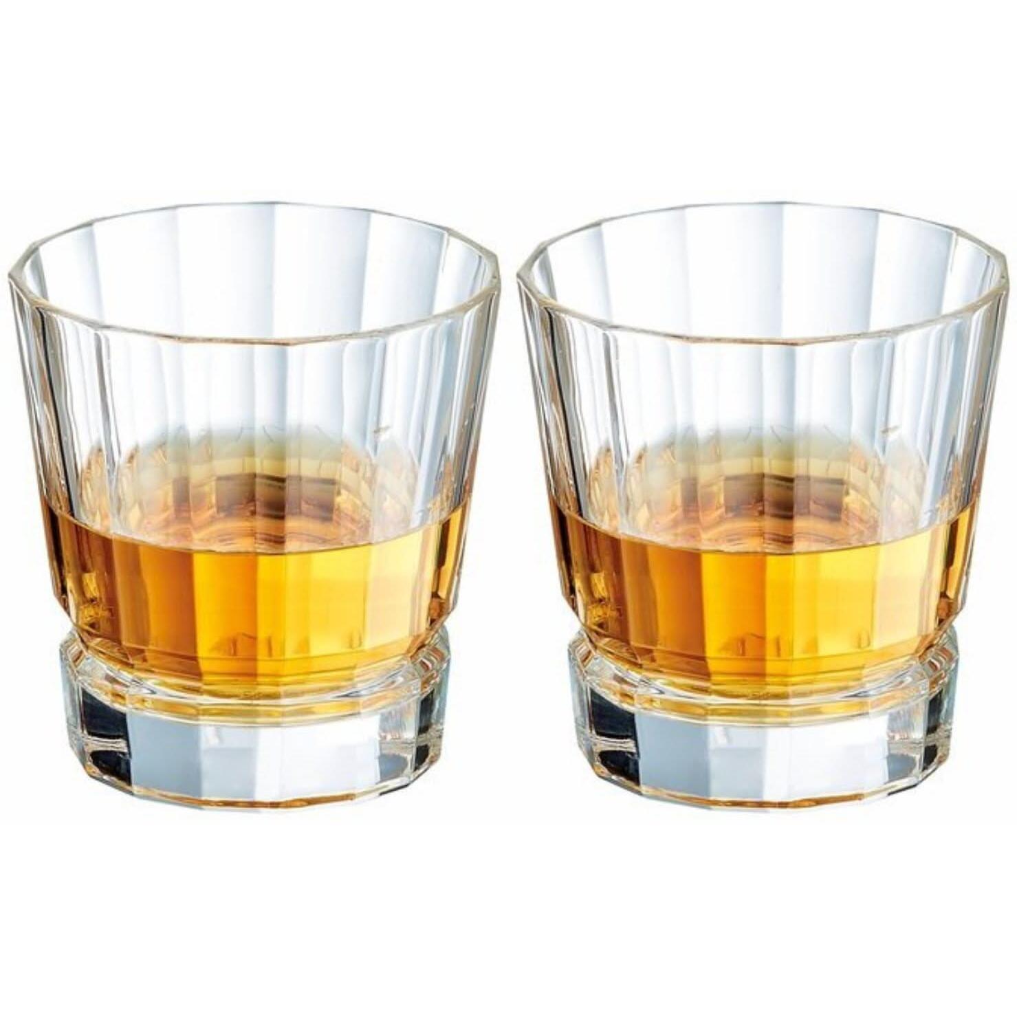Cristal d'Arques Whiskey Glazen Macassar - 320 ml - 2 stuks