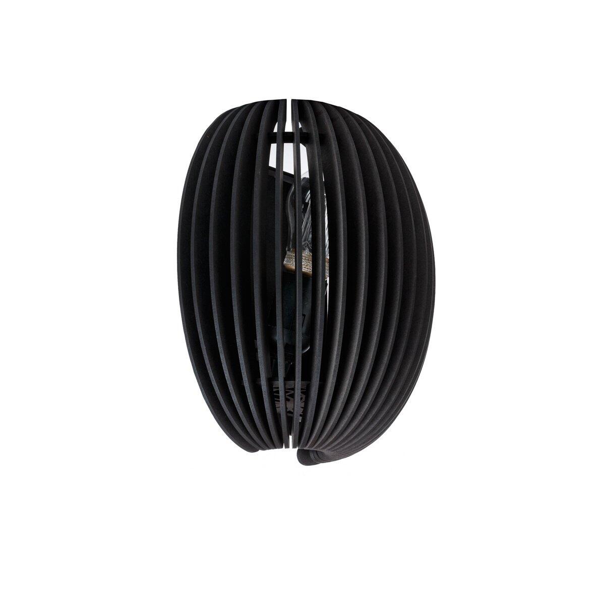 Blij Design  Wandlamp Swan H 27 cm zwart