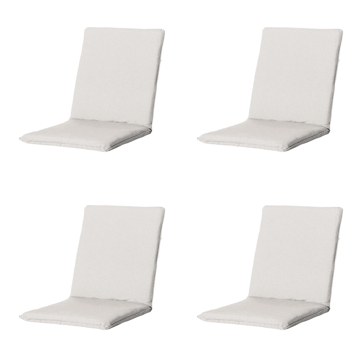 Madison -  Stapelstoelkussen Napels sand - Ca. 97x49 cm - Set van 4