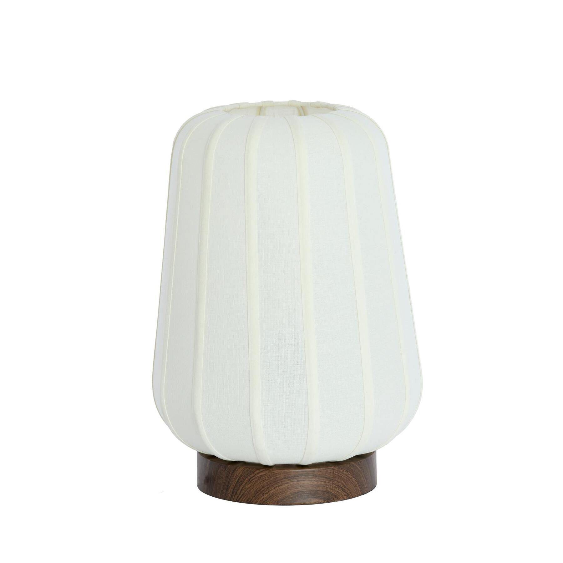 Light & Living Tafellamp Bibury - Wit - Ø30cm