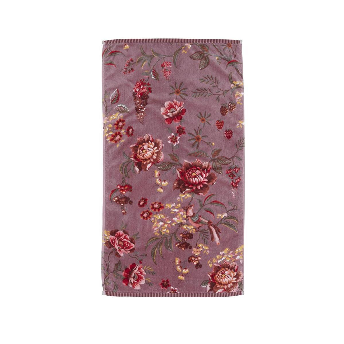 Pip Studio Secret Garden - Douchehanddoek - Lichtpaars - 55x100 cm