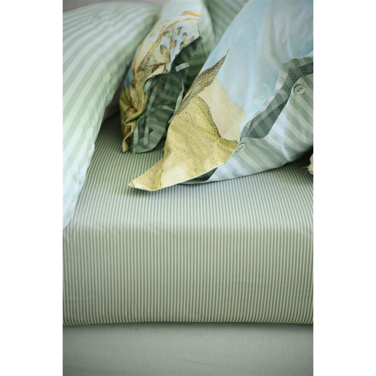 Pip Studio Percale katoen - Hoeslaken - 160x200 - Khaki