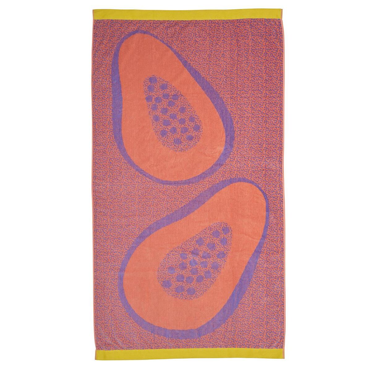 KAAT Amsterdam Papaya Strandlaken - 100x180 cm - Multi