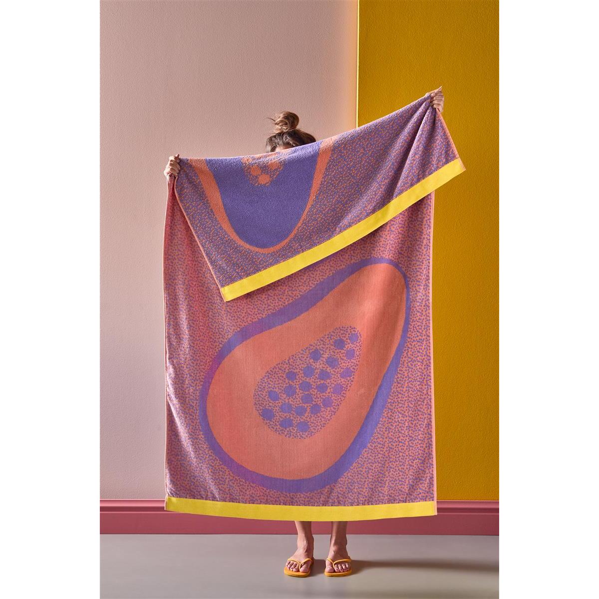 KAAT Amsterdam Papaya Strandlaken - 100x180 cm - Multi