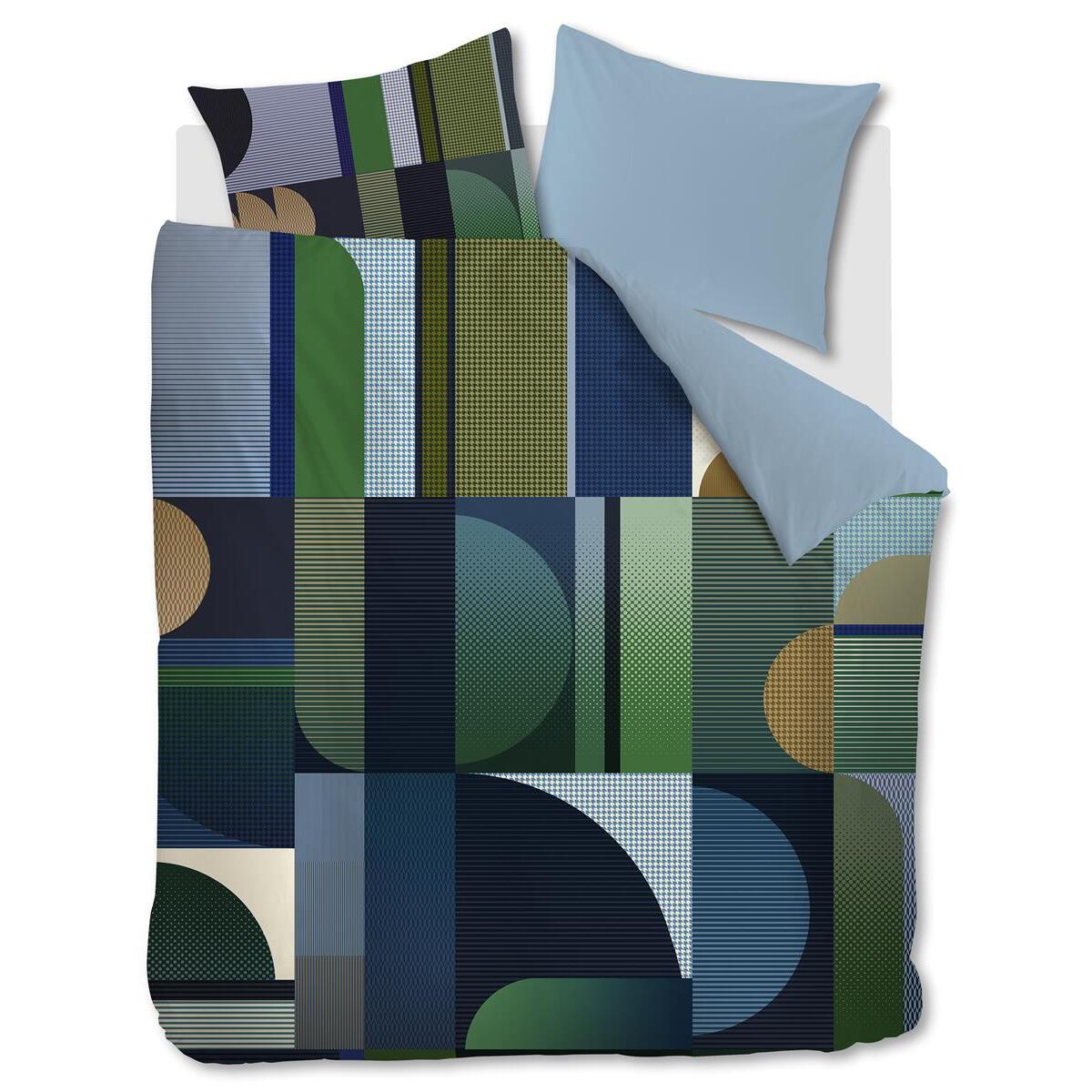 Kardol Utopia  dekbedovertrek - 260x200|220 - Blauw Groen