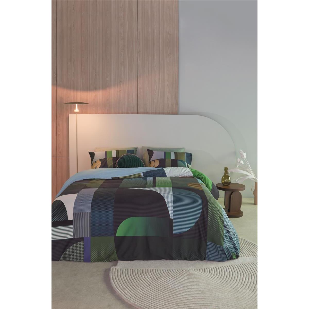 Kardol Utopia  dekbedovertrek - 260x200|220 - Blauw Groen