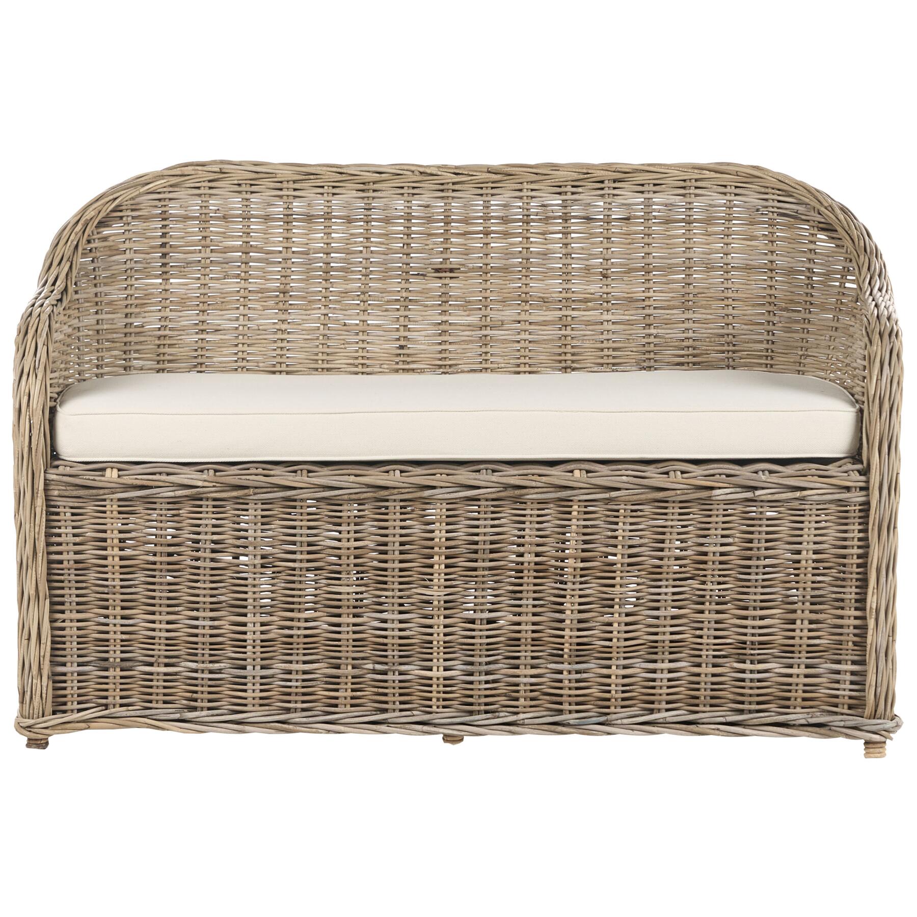 Beliani - SUSUA - Tweezitsbank - Natuurlijk - Rotan