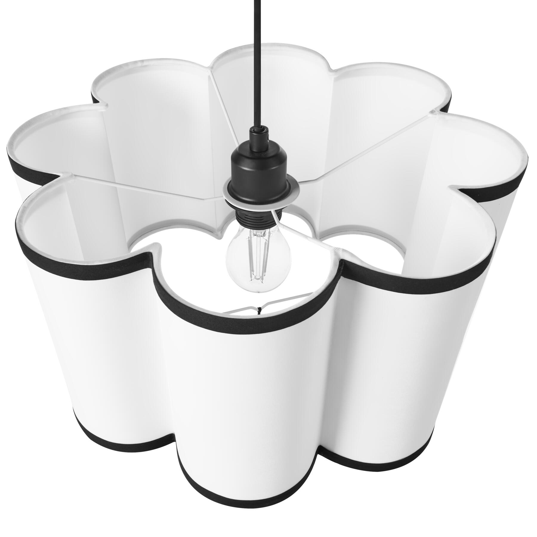 Beliani - PALAMAR - Hanglamp - Wit - Nylon