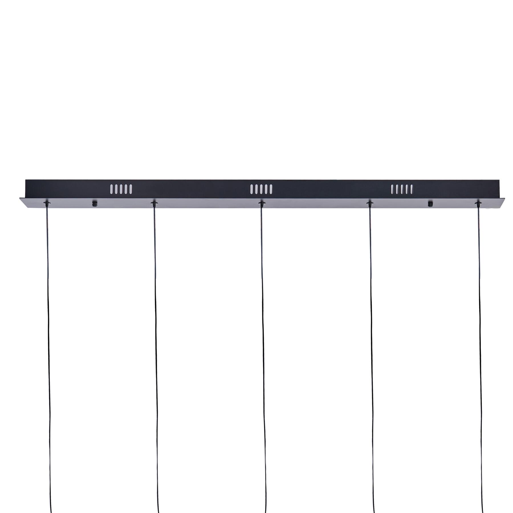 Beliani - SULLANE - Hanglamp 5 lampen - Meerkleurig - Glas