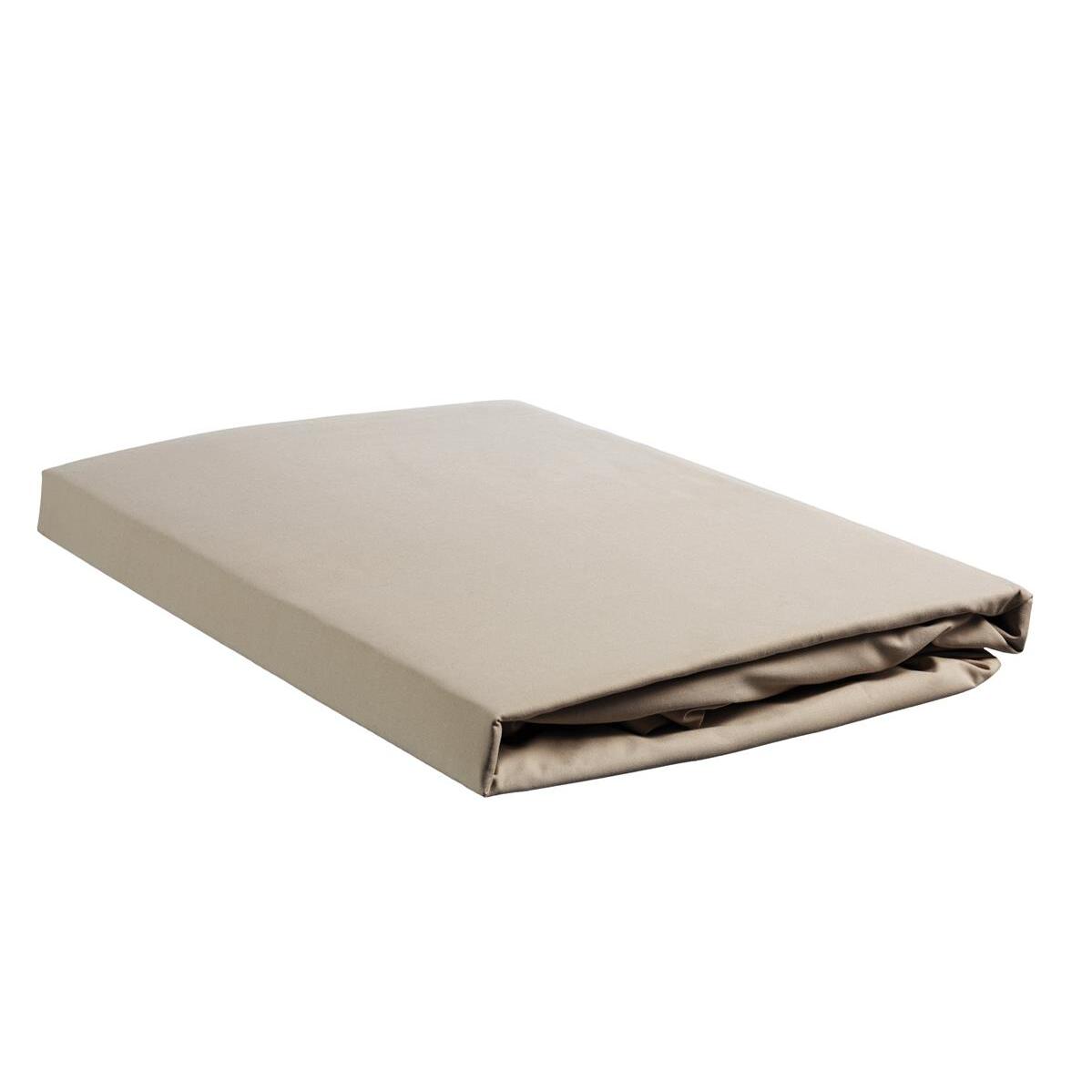 Ambiante Katoen - Hoeslaken - 120x200 - Taupe