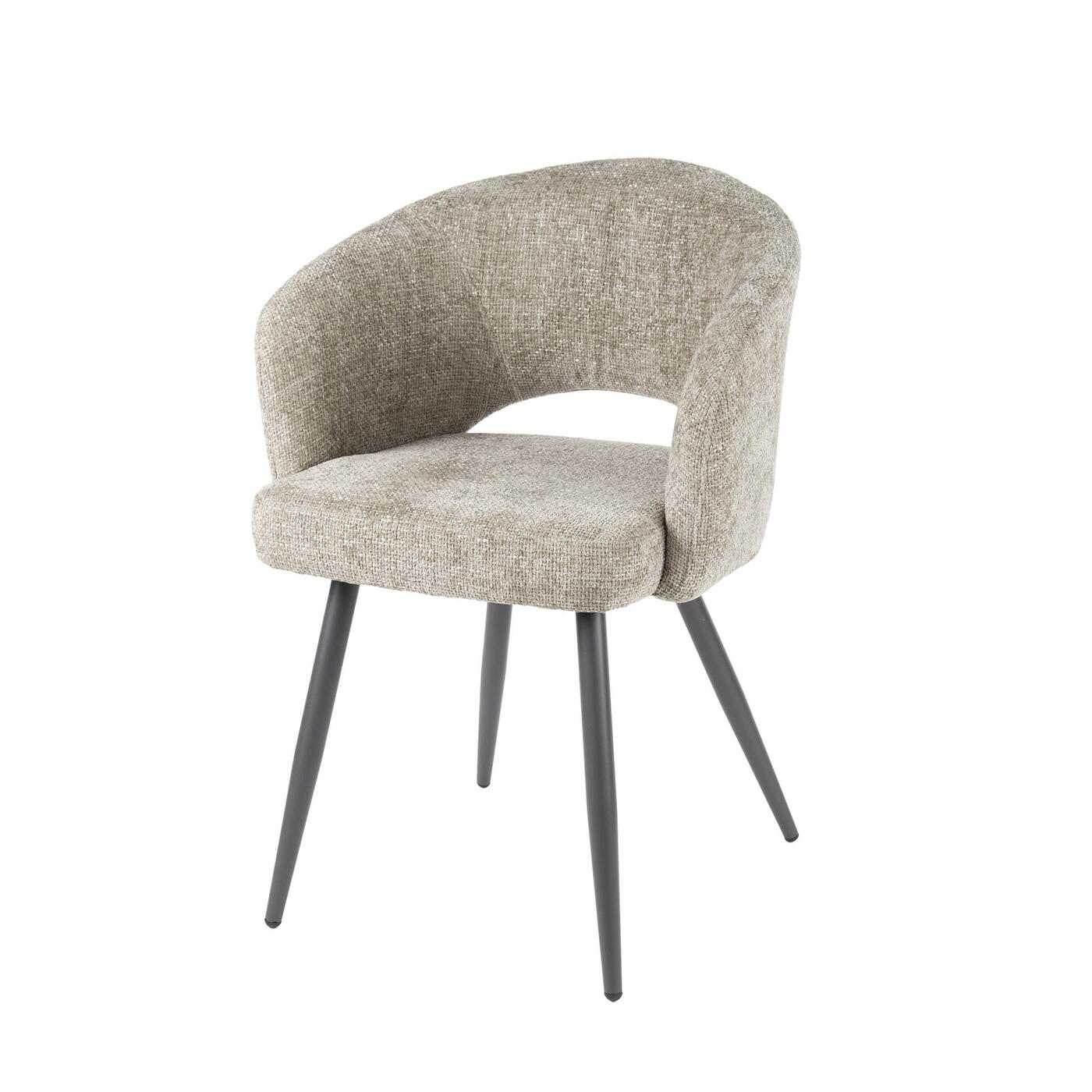Giga Meubel - Eetkamerstoel Zand - 58x56x81cm - Salon Tissee