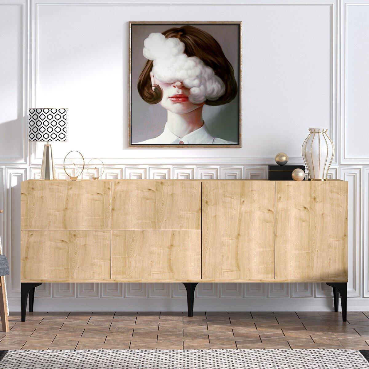 Calicosy - Dressoir LAIKA - Eikenlook - B180 cm
