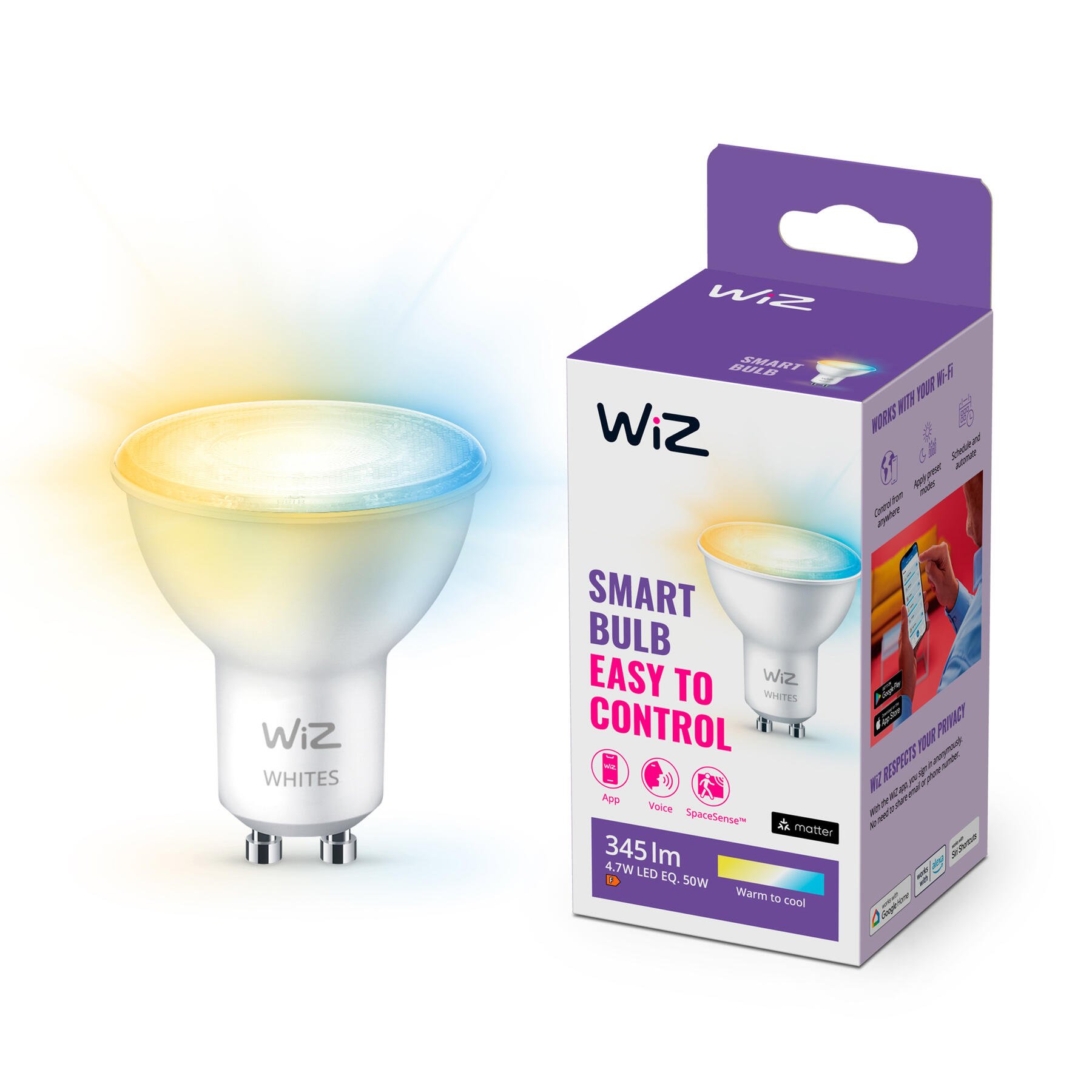 Philips Kosipo Opbouwspot Incl. WiZ GU10 Lampen