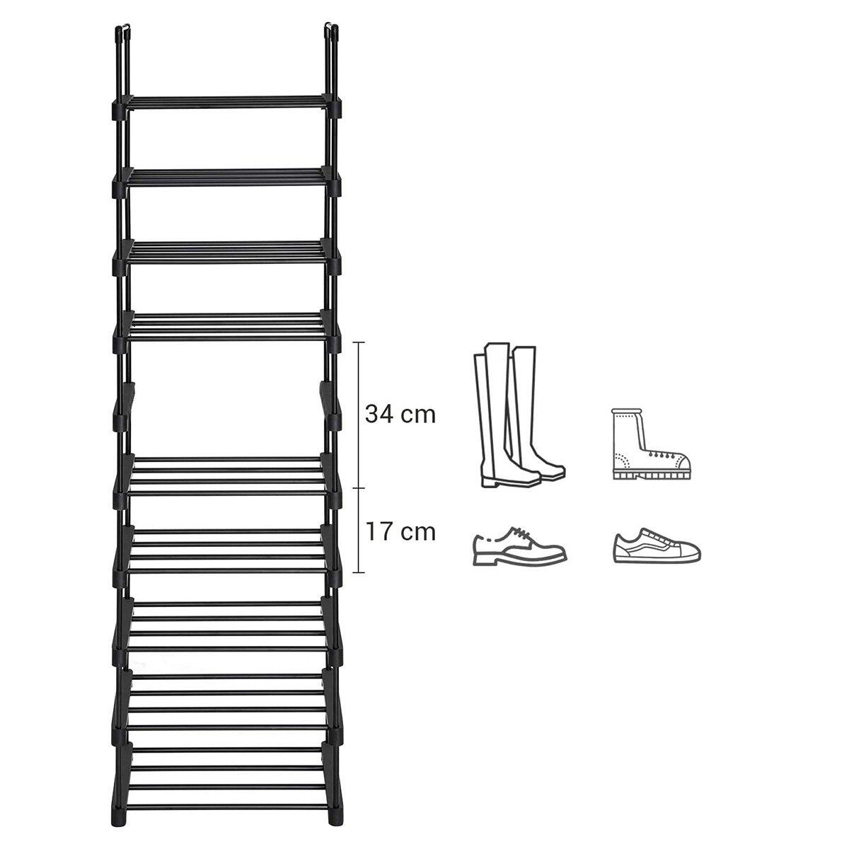 Calicosy - Schoenenrek met 10 Moduleerbare Niveaus - H174 cm