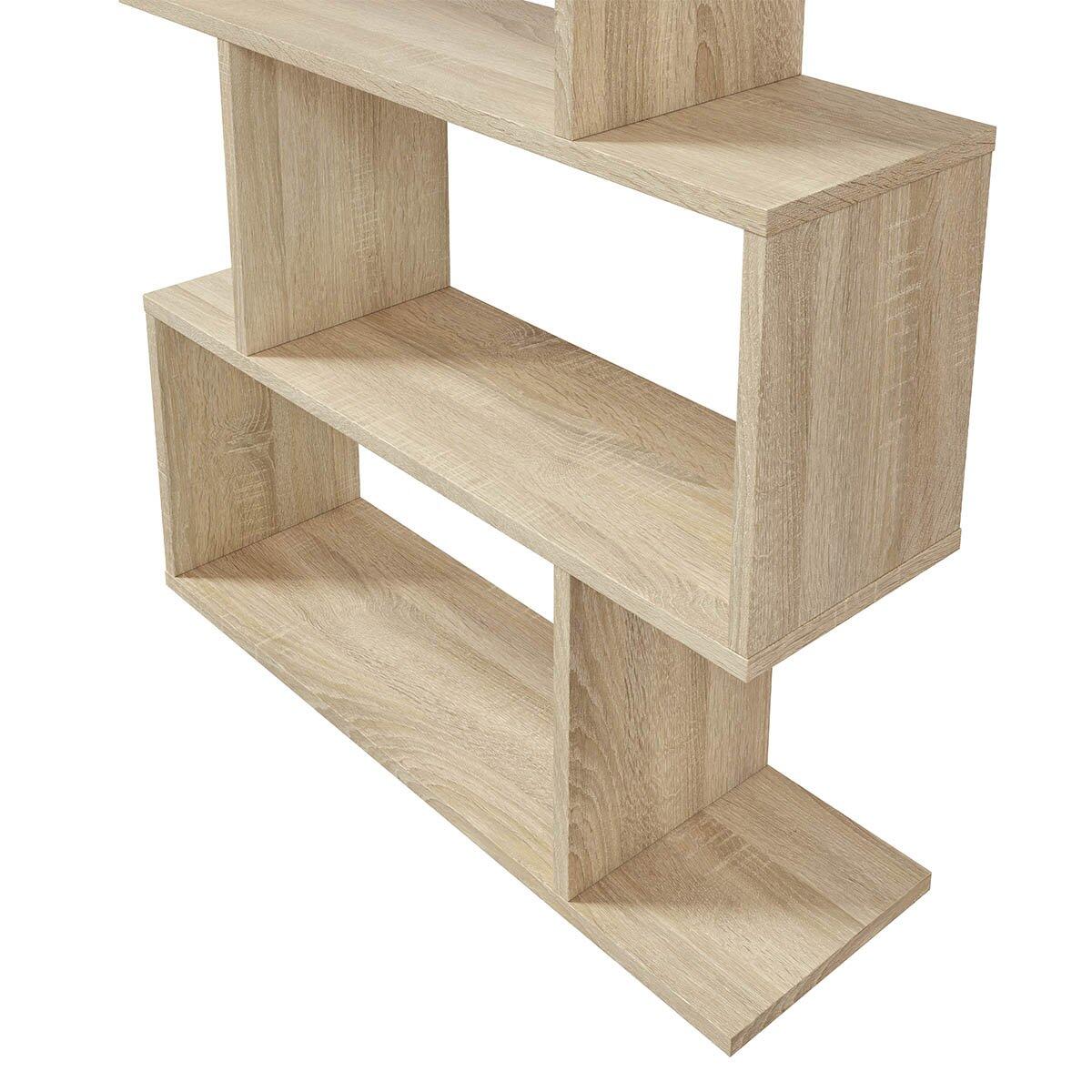 Calicosy - Boekenkast mit 6 compartimenten ATHENA - H192cm - Eikenlook