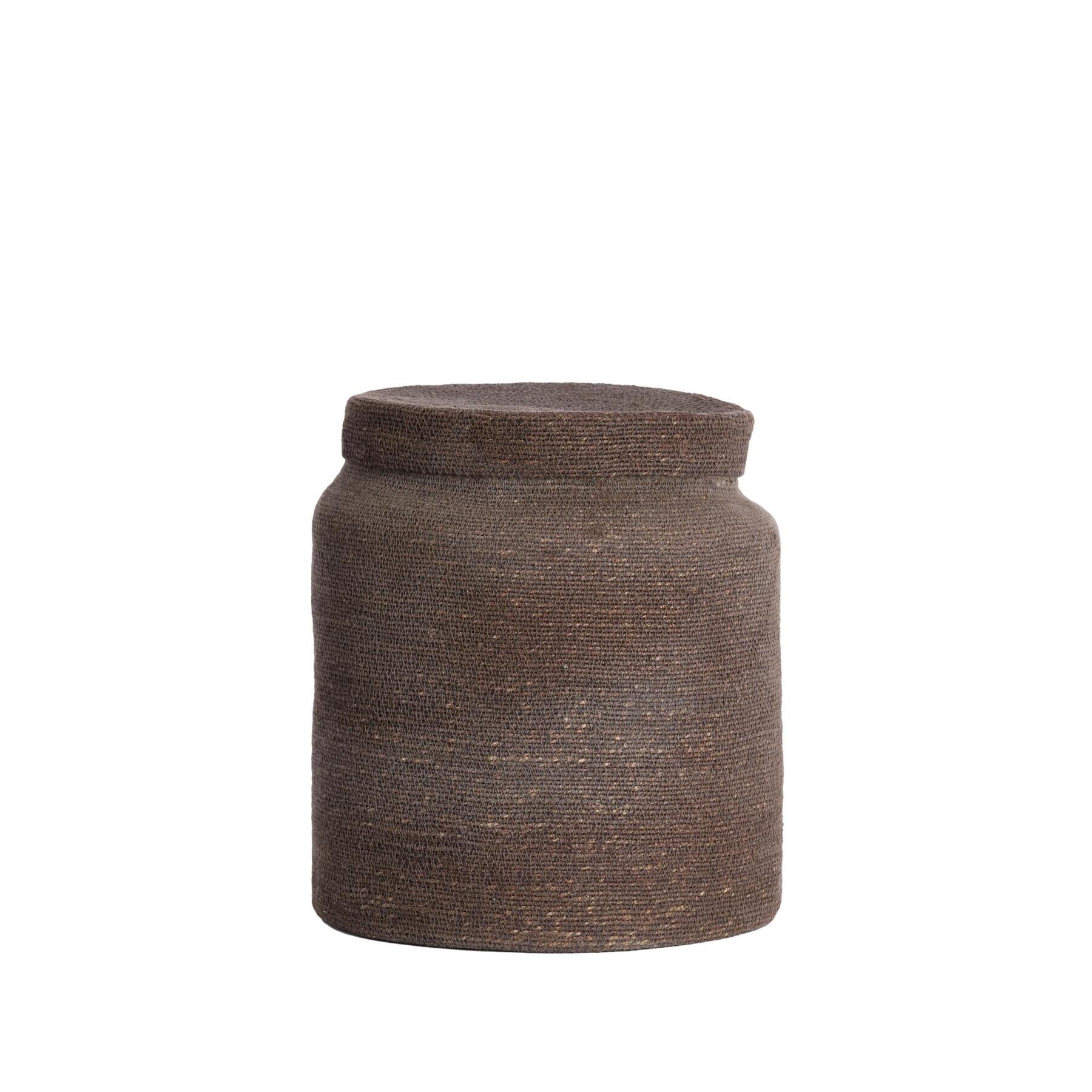 Light & Living Mand Betania - Donkerbruin - Ø33cm - Set van 2