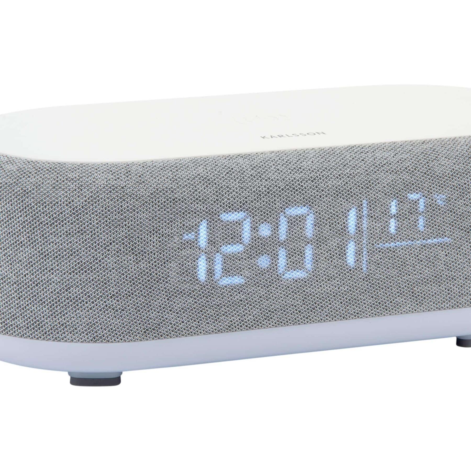 Karlsson - Alarm Clock Vogue w. Phone Charger And Blue Tooth