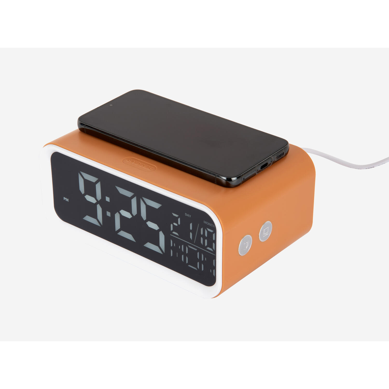 Karlsson - Alarm Clock Chunky LED w. Phone Charger
