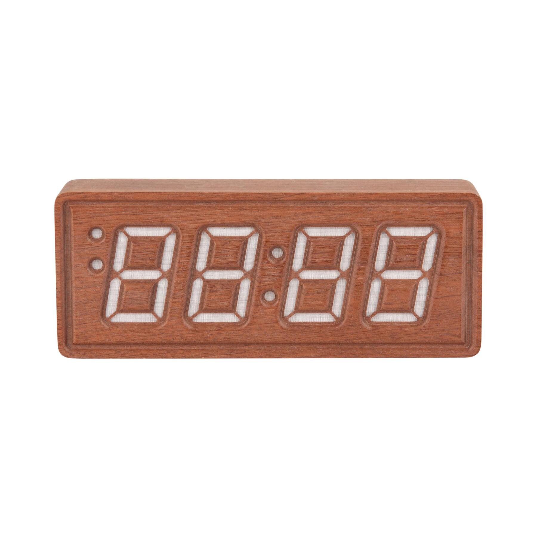 Karlsson - Alarm Clock Solid Wood Engraved