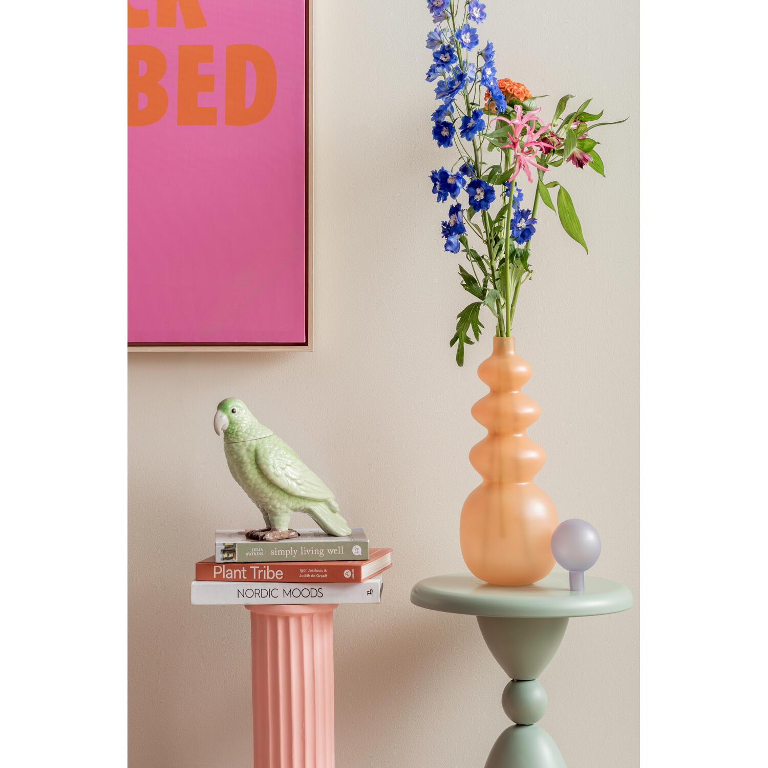present time - Storage Jar Bird