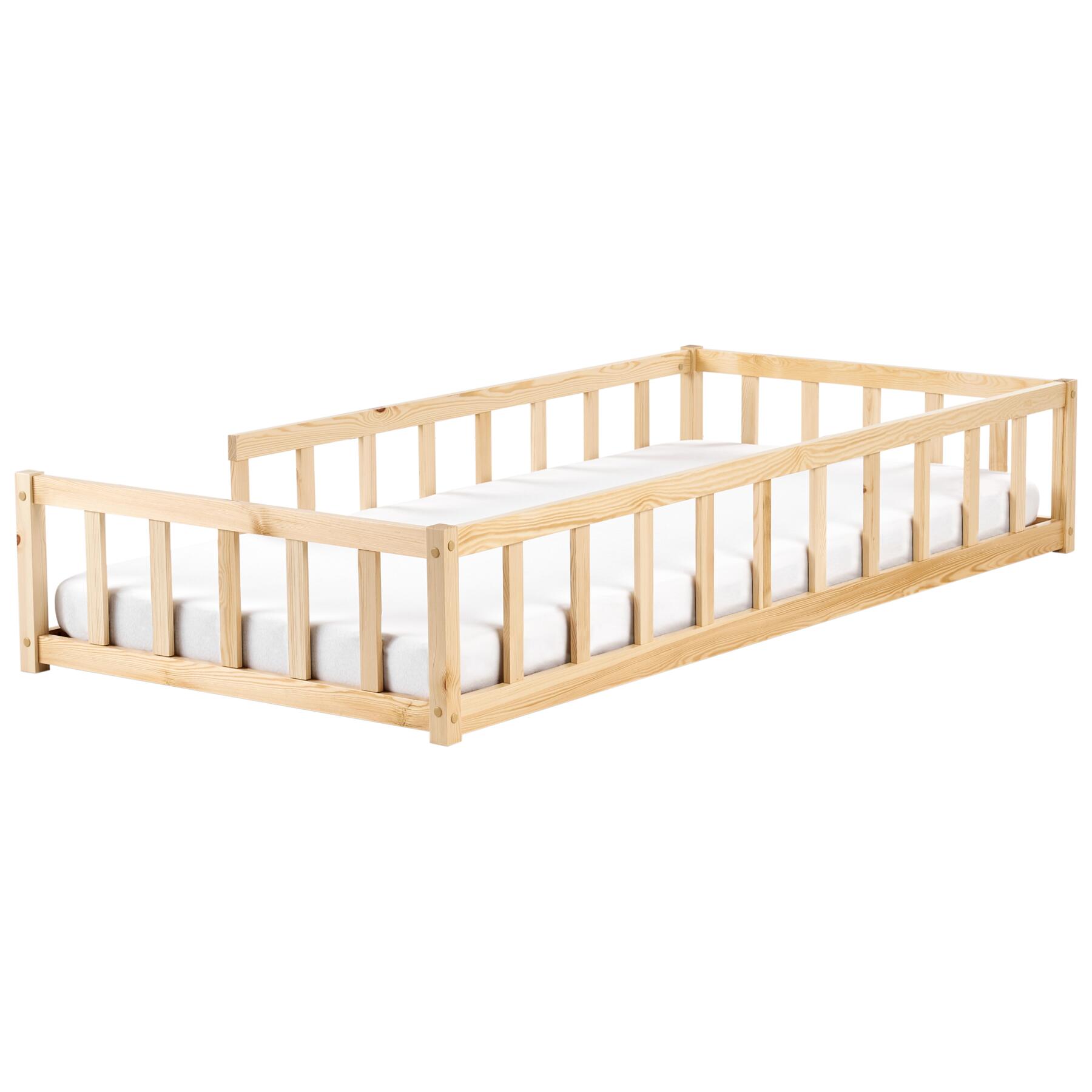 Beliani - MEYMAC - Kinderbed - Lichthout - 90 x 200 cm - Dennenhout