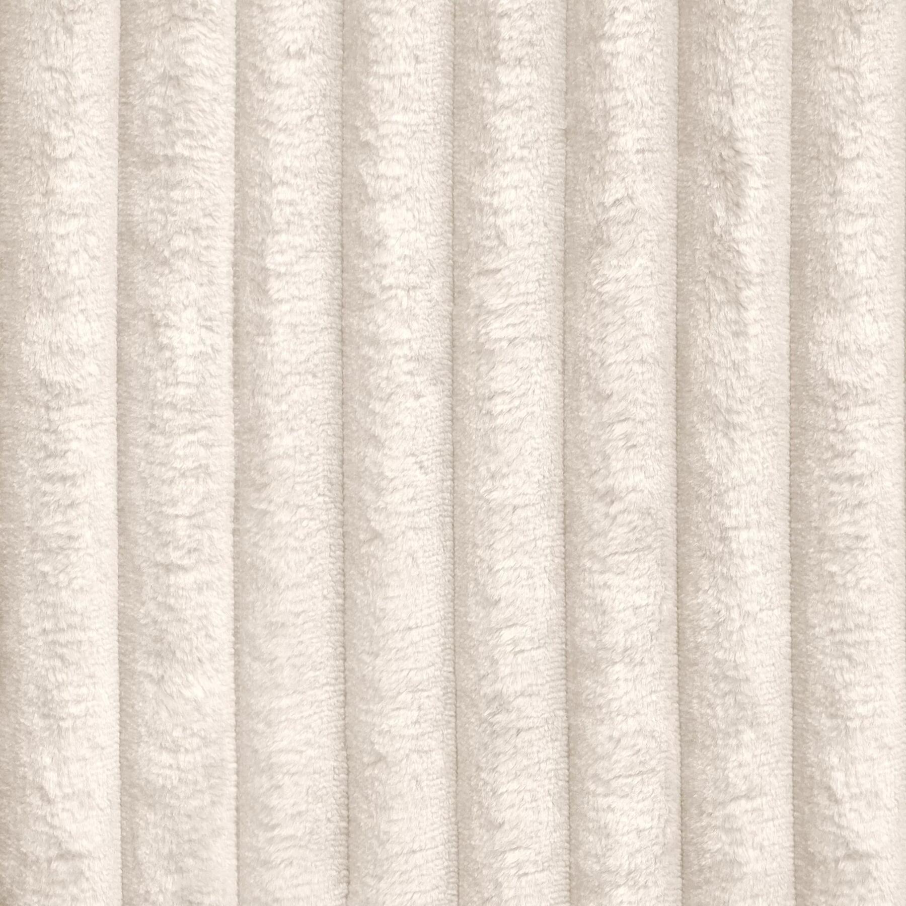 4-zits ribfluwelen bank XXL crème 220cm
