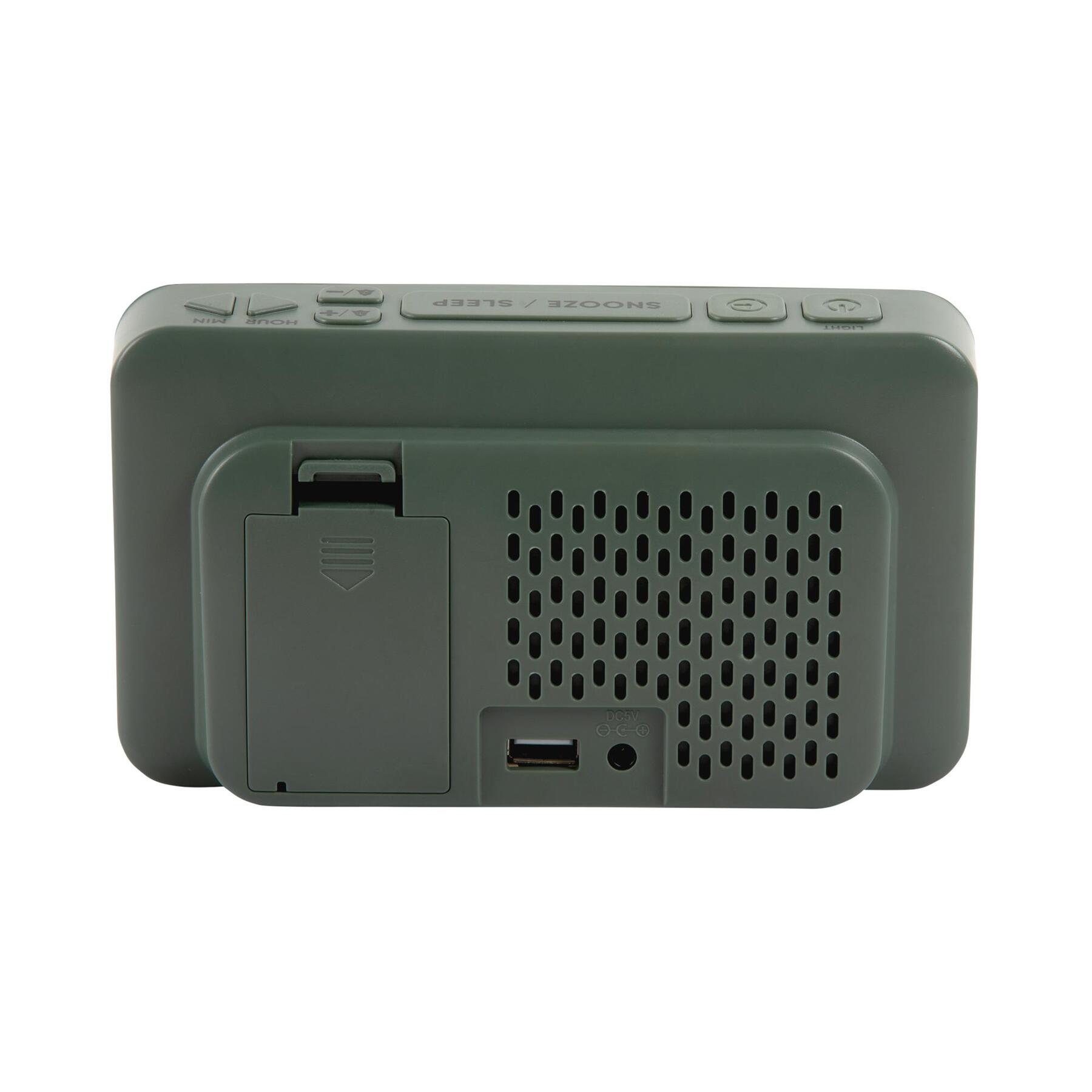 Karlsson Wekker New Retro - Jungle groen - 16.5x4.5x9cm