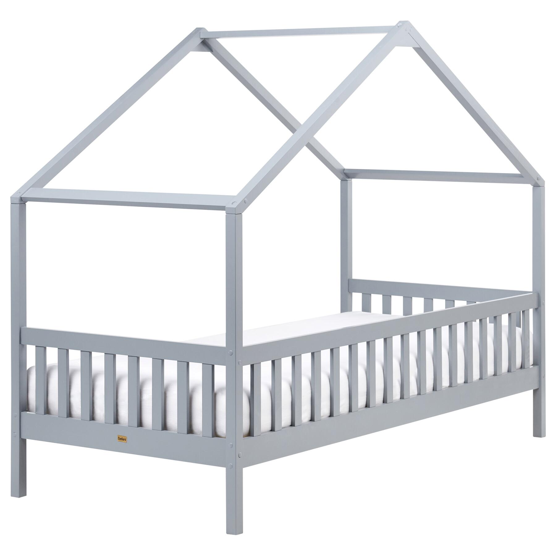 Beliani - CHARRIN - Kinderbed - Grijs - 90 x 200 cm - Grenenhout