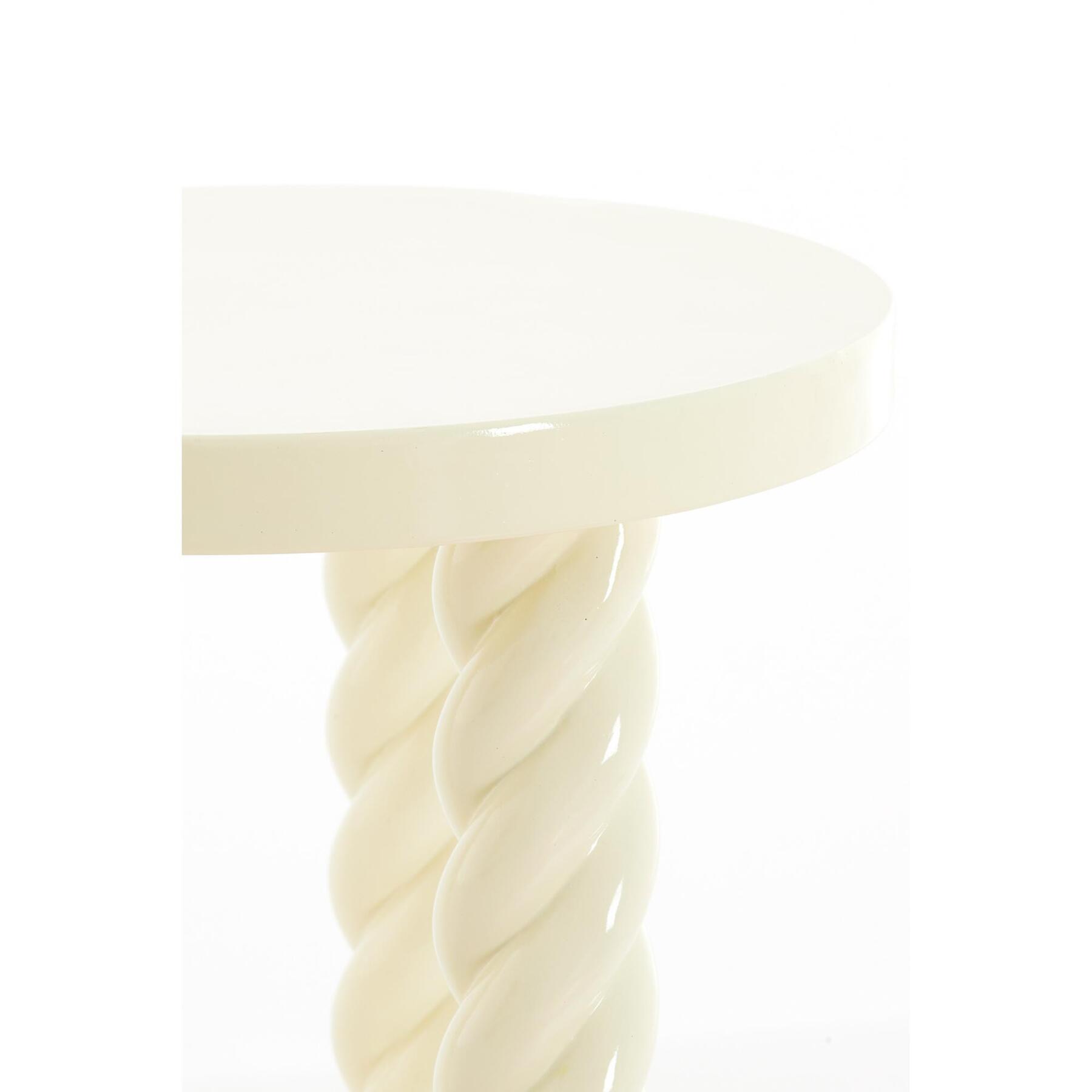 Light & Living Bijzettafel Vallejo - Crème - Ø46cm