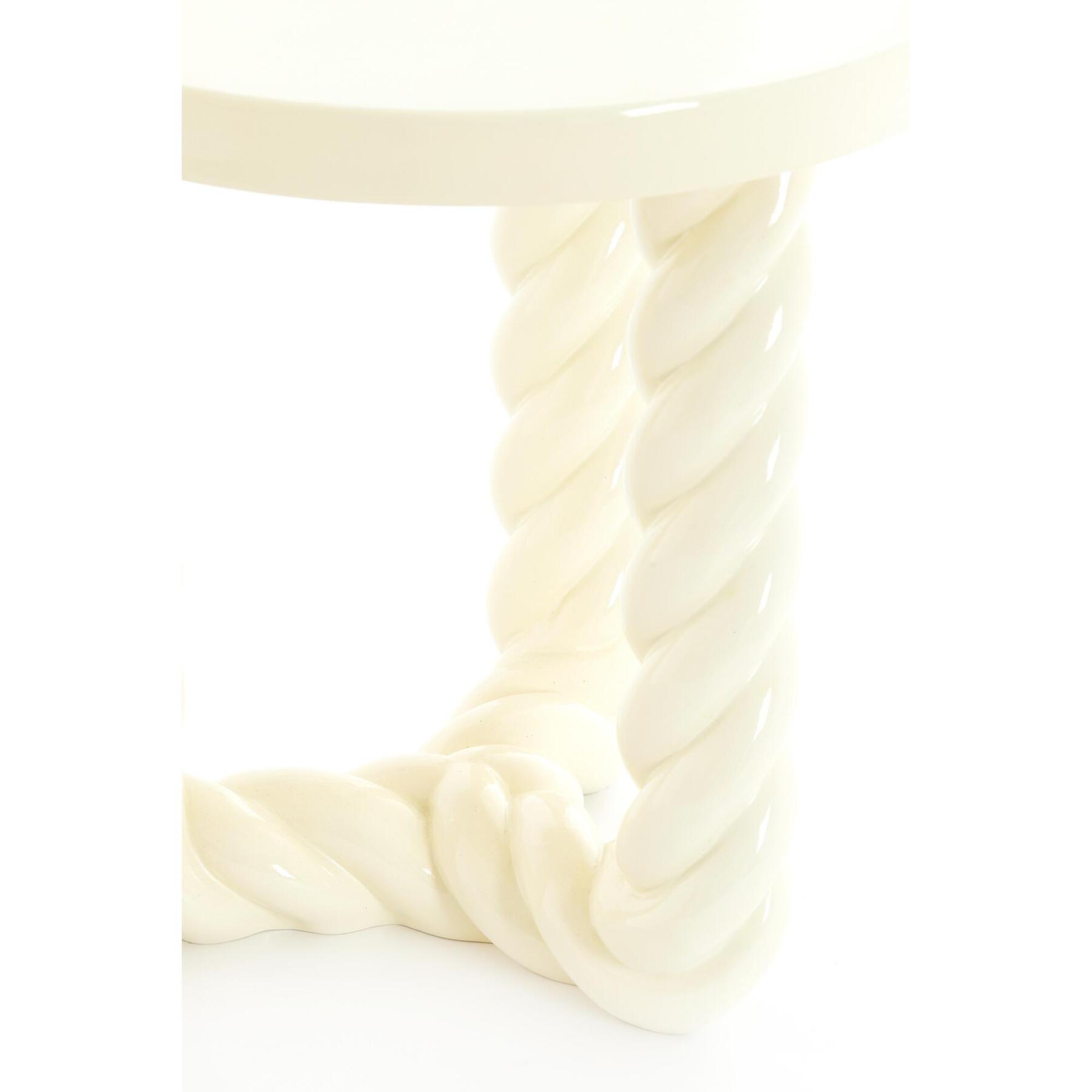 Light & Living Bijzettafel Vallejo - Crème - Ø46cm