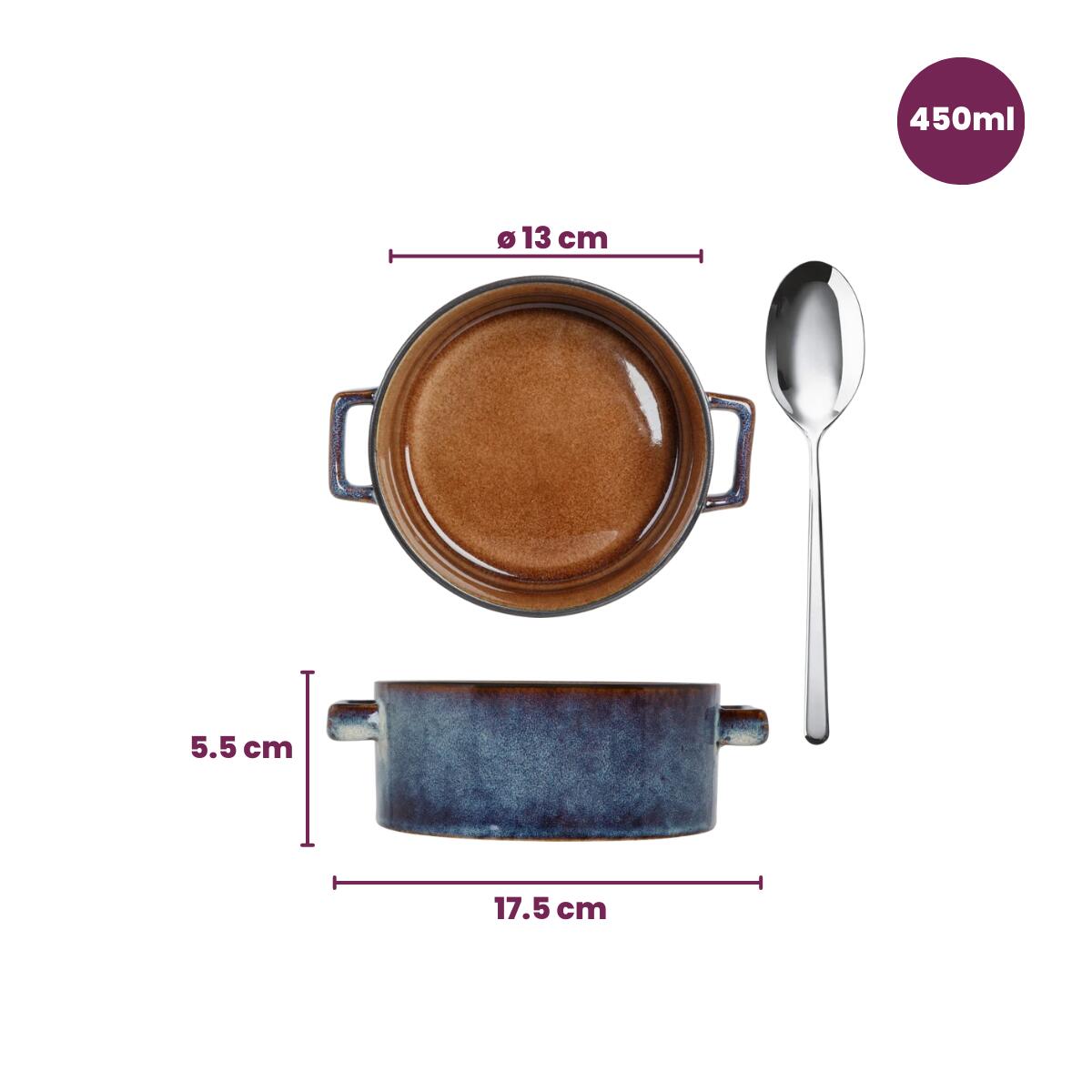 Cosy & Trendy Soepkom Quintana Amber ø 13 cm | 450 ml