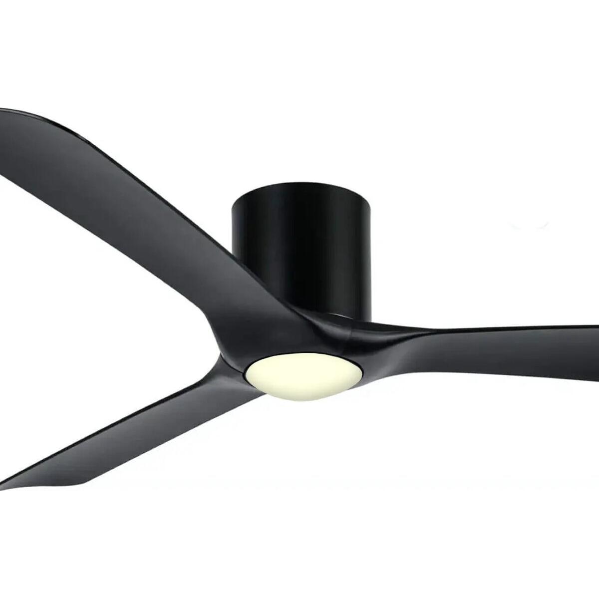 Freelight Plafondventilator Storm WIFI Ø 132 cm met LED geluidsloos zw