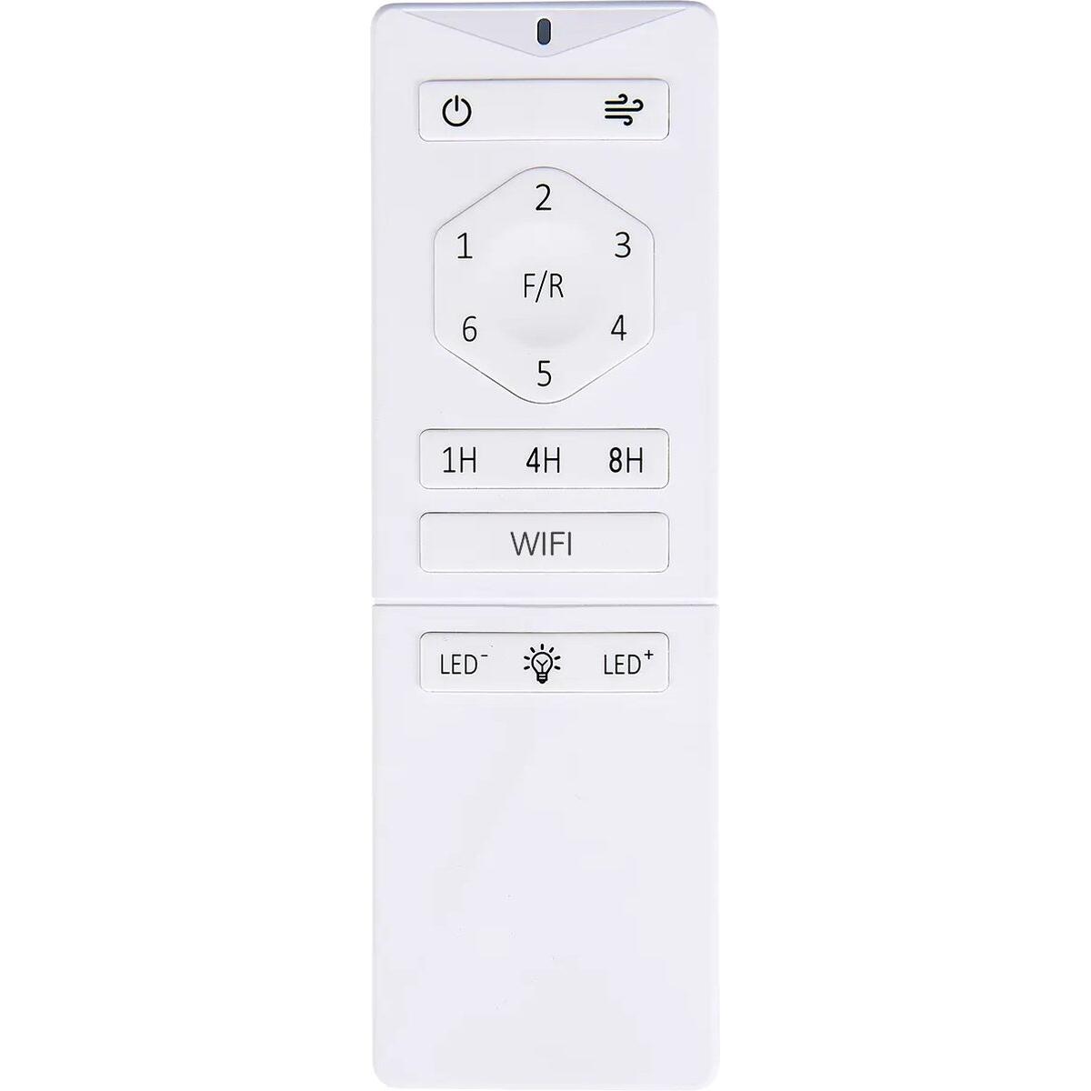 Freelight Plafondventilator Storm WIFI Ø 132 cm met LED geluidsloos zw