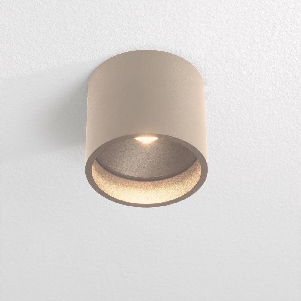 Artdelight Plafondlamp Orleans  Ø 11 cm H 10 cm champagne