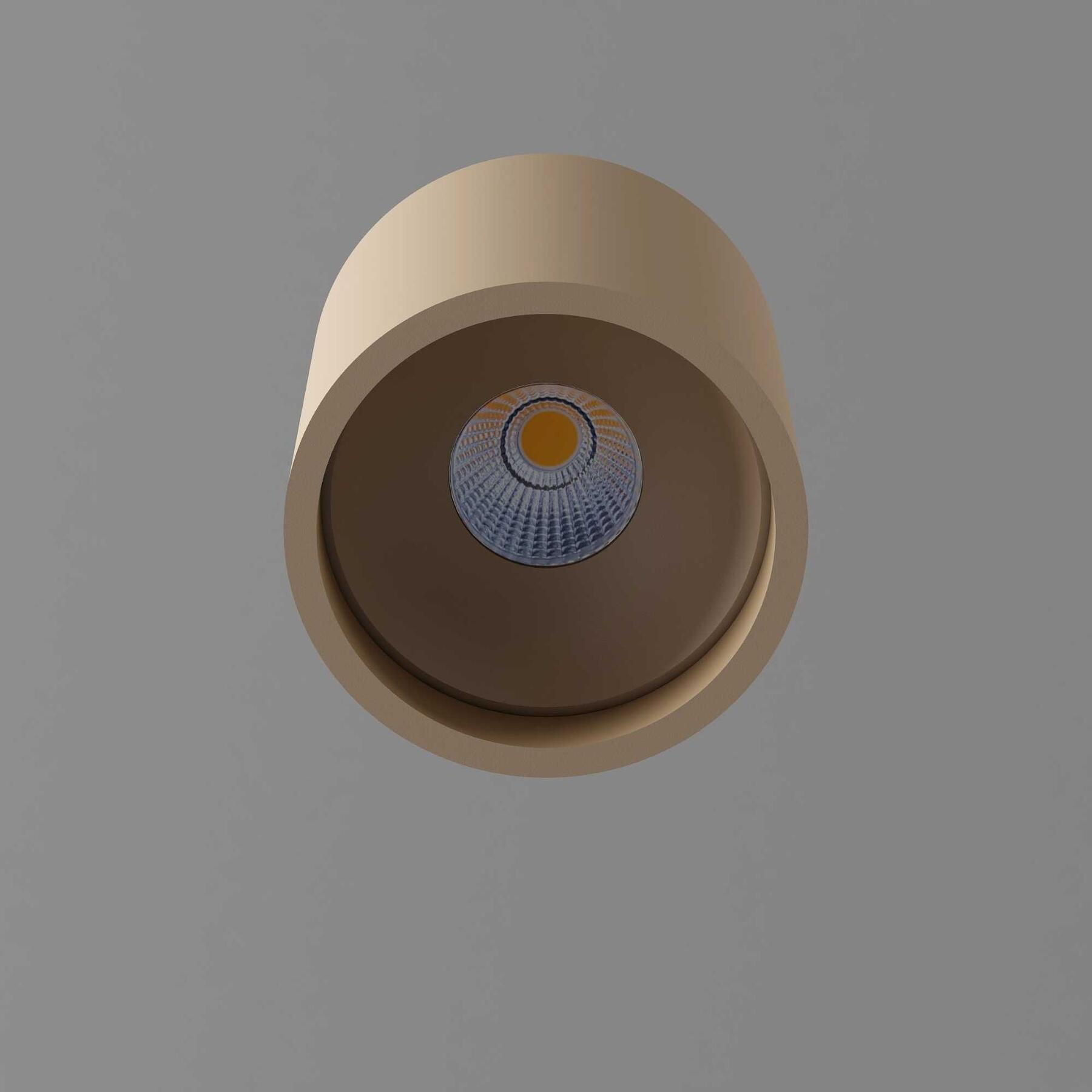 Artdelight Plafondlamp Orleans  Ø 11 cm H 10 cm champagne