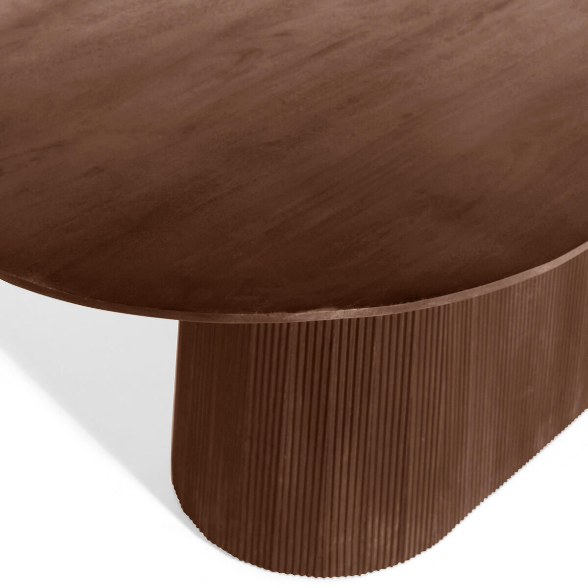 by fonQ Grand Eettafel Tabacco Mangohout - 230 x 110 cm