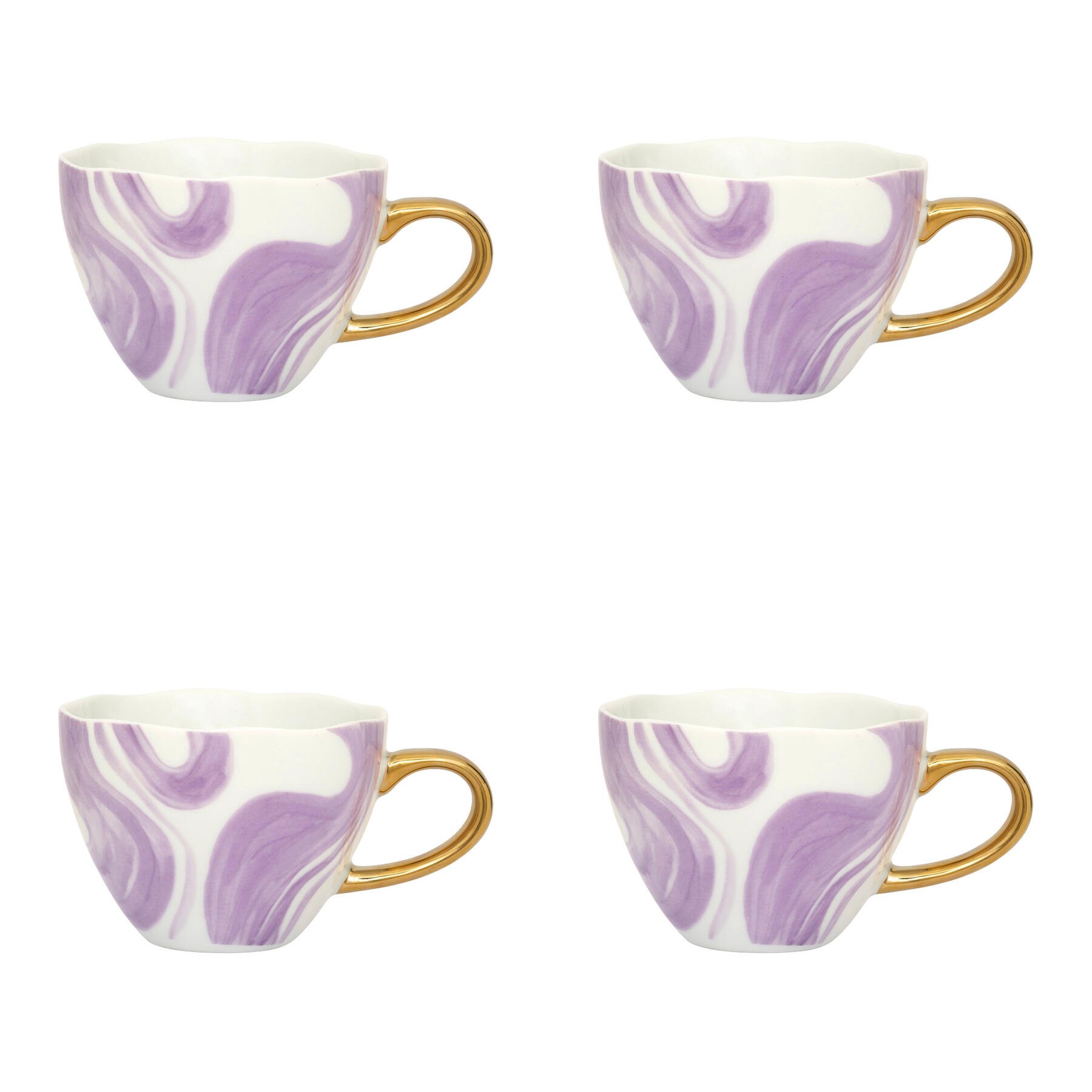 Urban Nature Culture Good Morning Cappuccino / Theekop - Valuri Violet - 4 st.