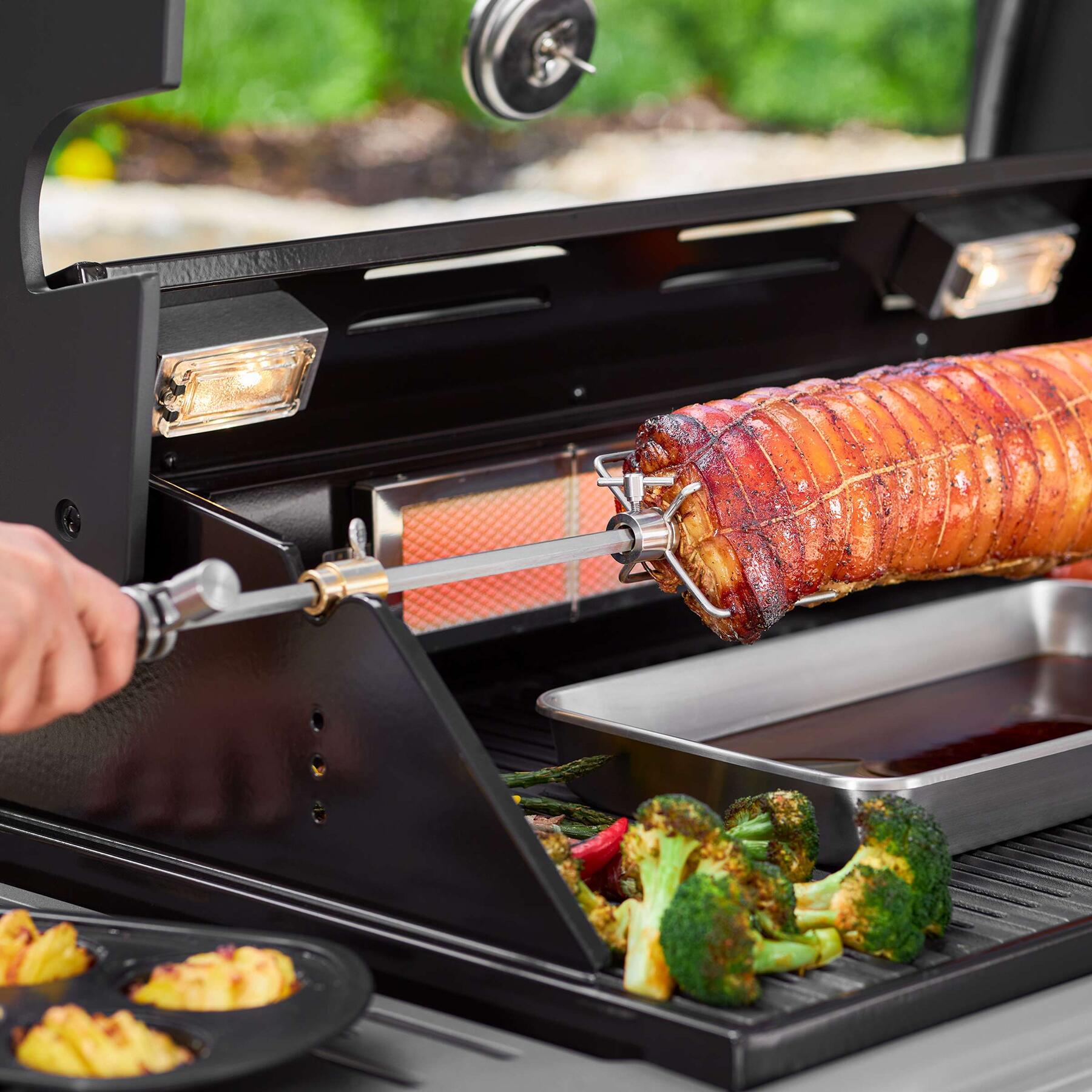 Rösle Barbecue Premium Draaispies voor Videro en Magnum G4 | G6