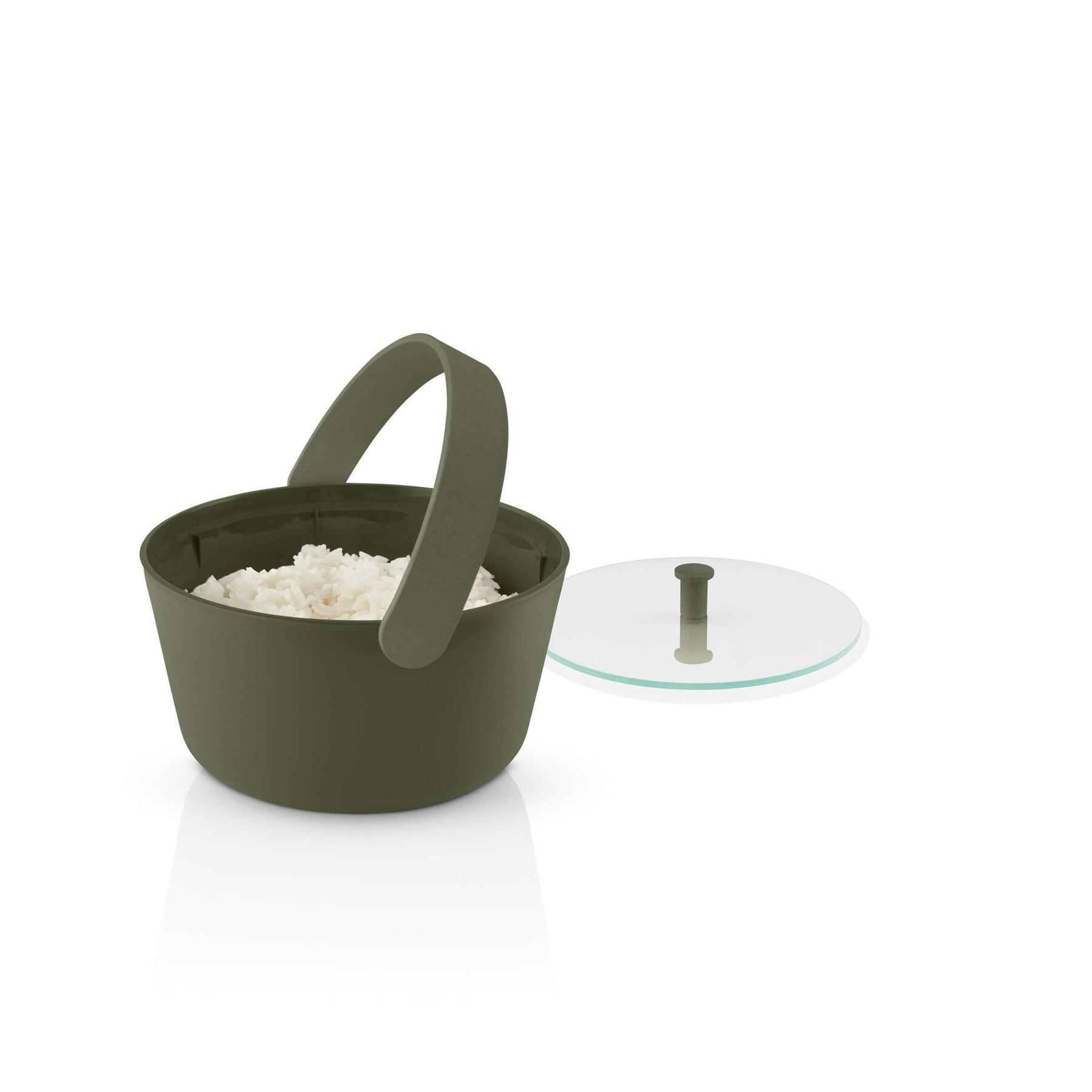 Eva Solo - Rijst Stomer voor Magnetron, 22 x 10.5 cm, Groen - Eva Solo