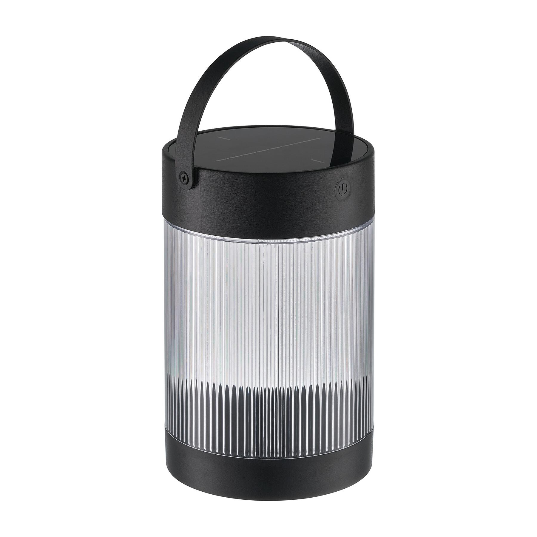 Nordlux Coupar Draagbare Solar Tafellamp - Zwart